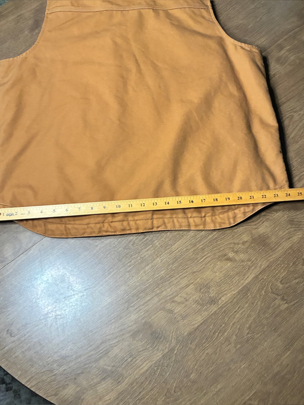 Carhartt Washed Duck Mock Neck Vest Sherpa Lined Brown Model OV4277-M Size Large - Picture 15 of 16